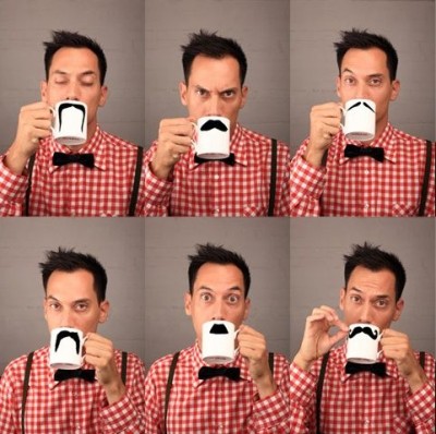 moustache mugs