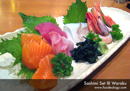 sashimi set waraku