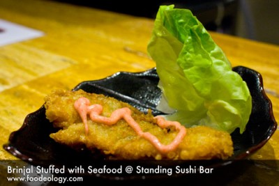 Brinjal-stuffed-with-seafood_Standing Sushi Bar