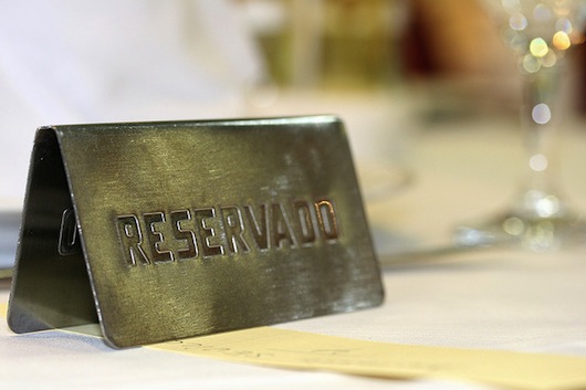 table reserved