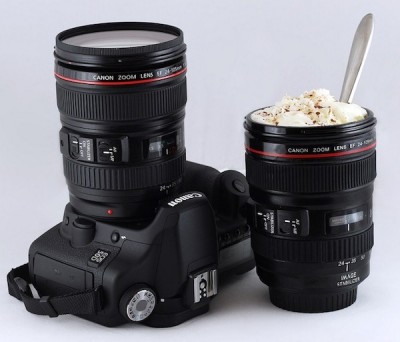 lens coffee cup