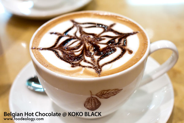 Belgiam Hot chocolate koko black