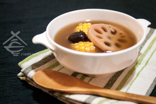 Vegetarian-Lotus-Corn-Soup